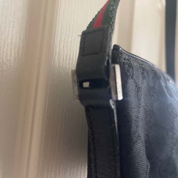 Gucci Web Canvas Boat Baguette - Picture 4 of 15